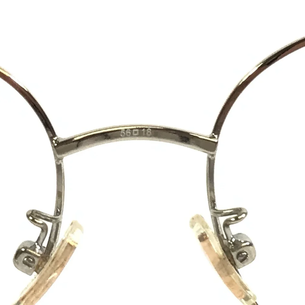Coach Eyeglasses Frames HC7114 L1148 900574 Light Gold Round Wire Rim 56-18-140